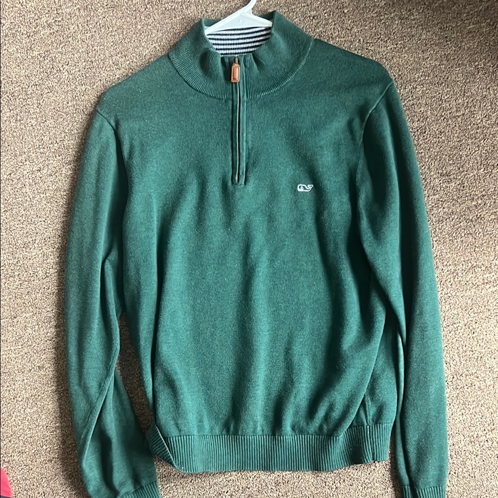 Vineyard Vines Green Quarter Zip
